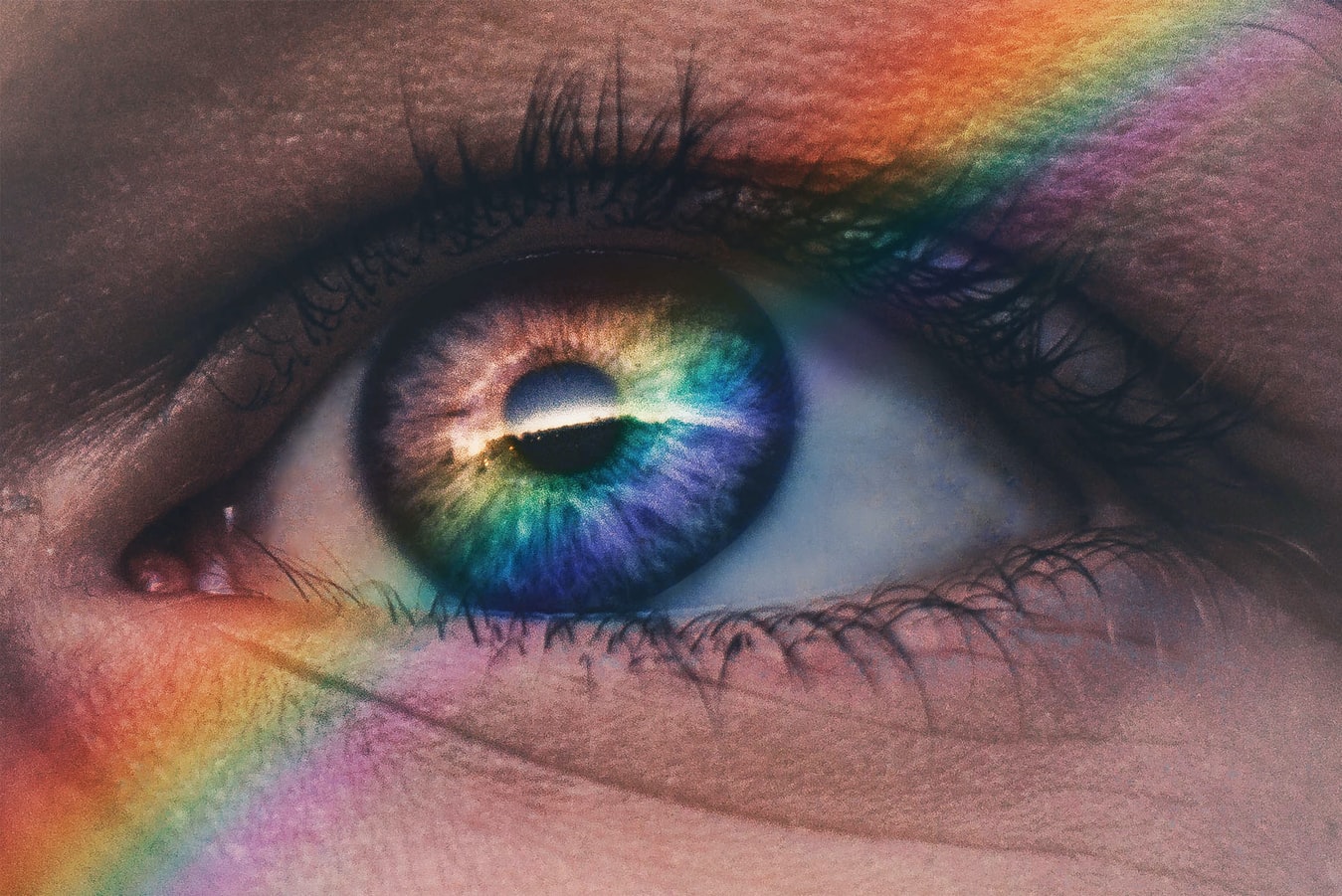 rainbow eye